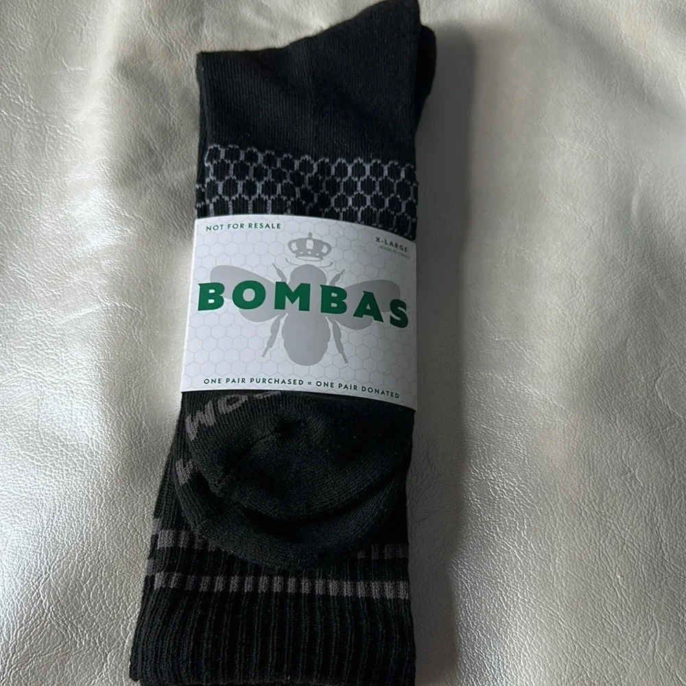 Bombas Men's Black Socks